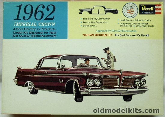 Revell 1/25 1962 Imperial Crown Four Door Hardtop - Master Modelers Club Issue, H1255-149 plastic model kit